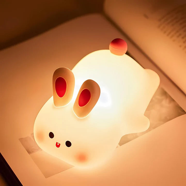 Cute Bunny - Silicon Night Lamp